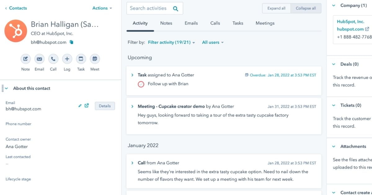 hubspot crm