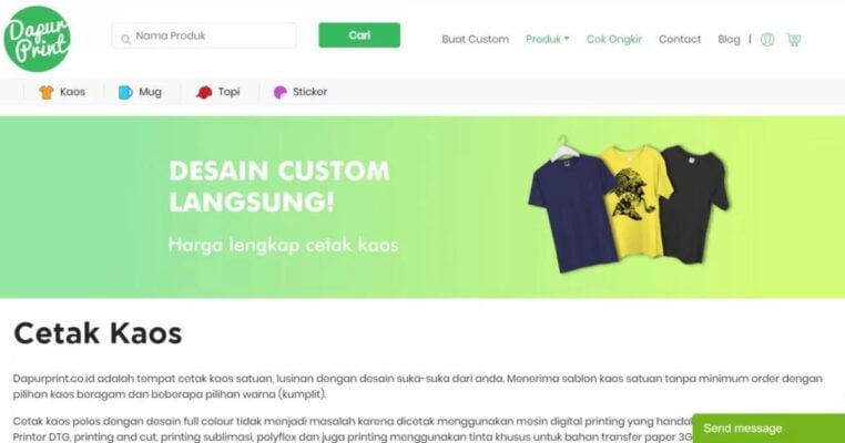 Contoh Landing Page Penjualan