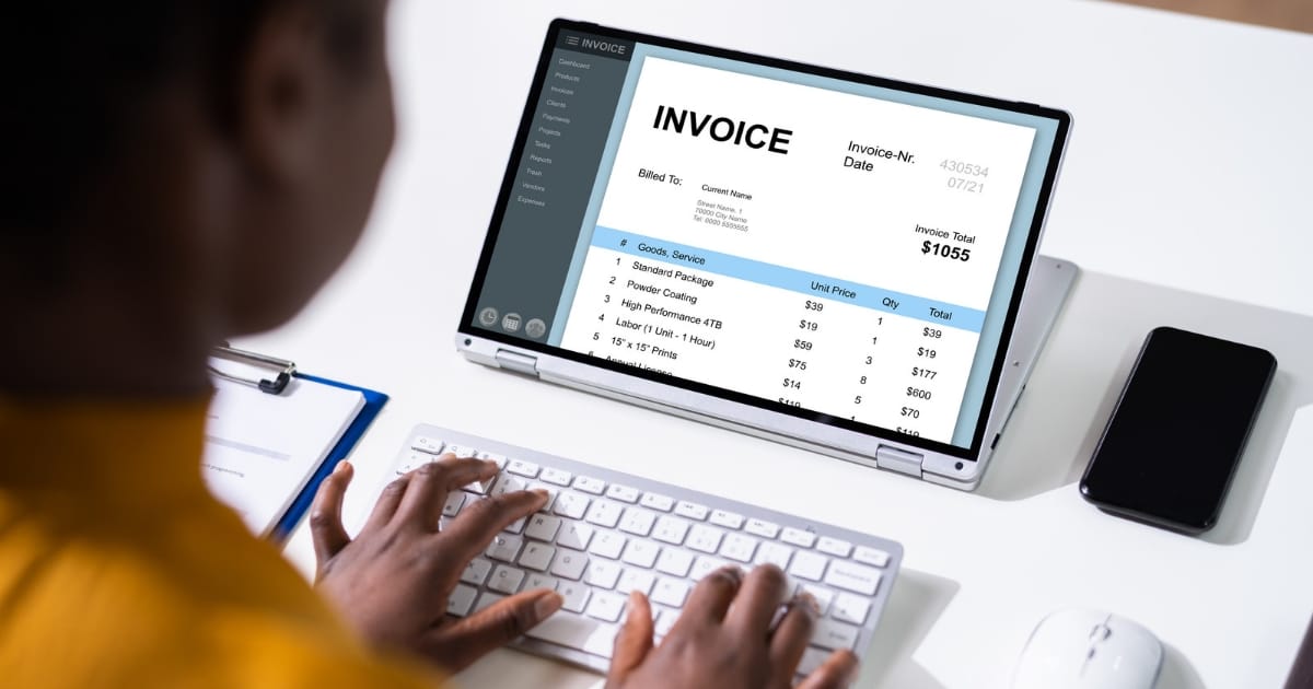 cara membuat invoice