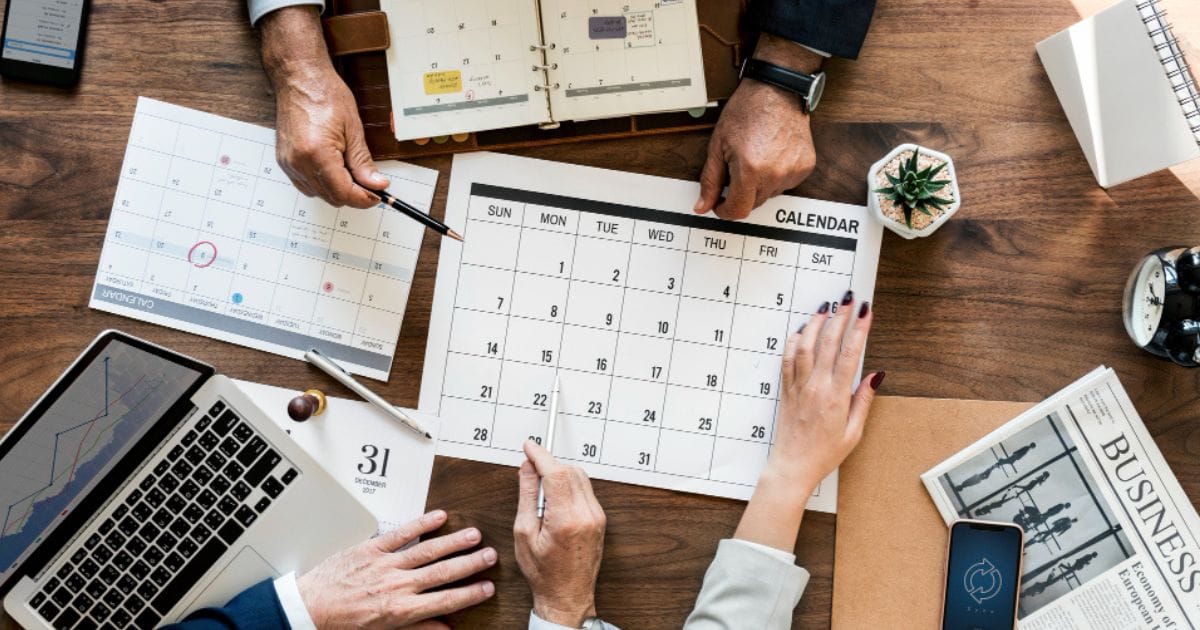 ilustrasi pengaturan jadwal