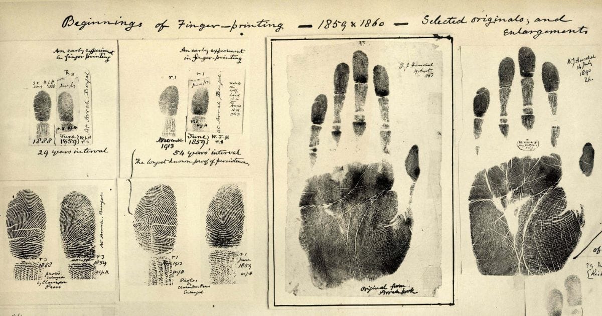Sejarah Awal Fingerprint 
